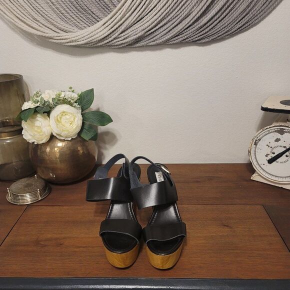 Steve Madden Baasil Wedge Heels Sz 39 (US-8.5) - Picture 2 of 9